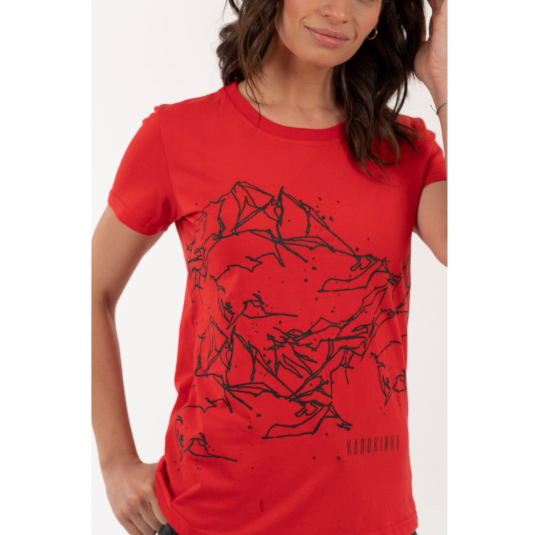 Polera Mujer Baquedano Roja - Imagen 5