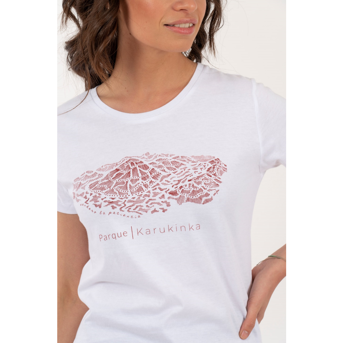 Polera Parque Karukinka Mujer – Blanco - Imagen 6