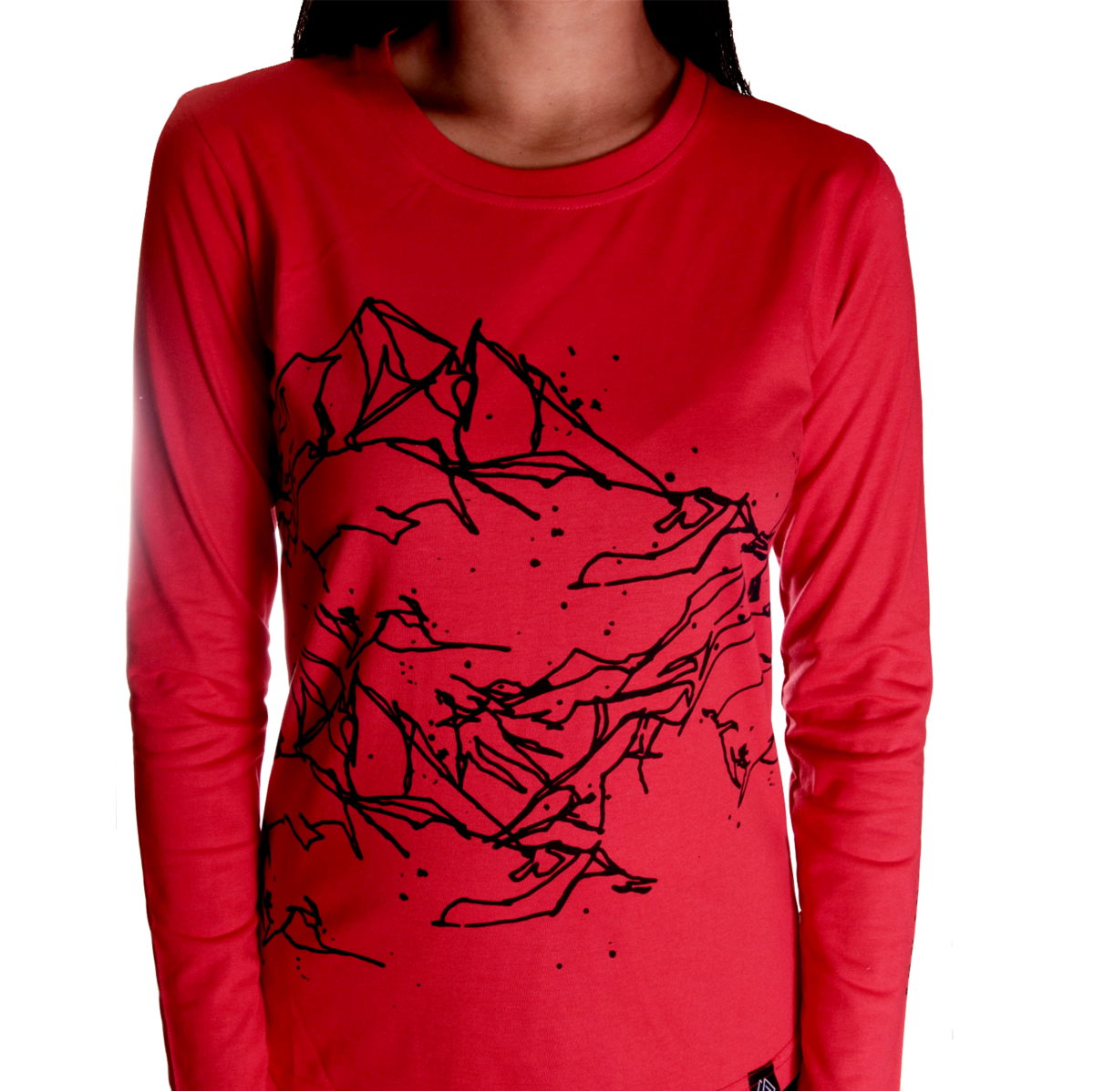 Polera Mujer Baquedano Roja - Imagen 2