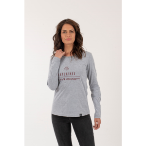 Polera Mujer Coordenadas Gris