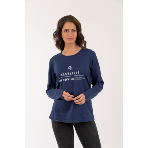Polera Mujer Coordenadas – Azul