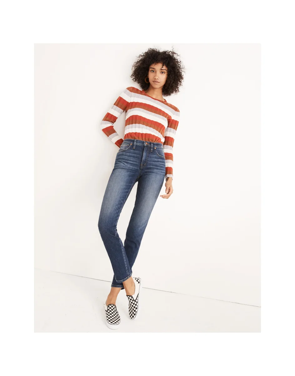 MADEWELL Slim Straight Jeans in Hammond Wash Jeans - Imagen 4