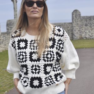 Jersey detalle crochet