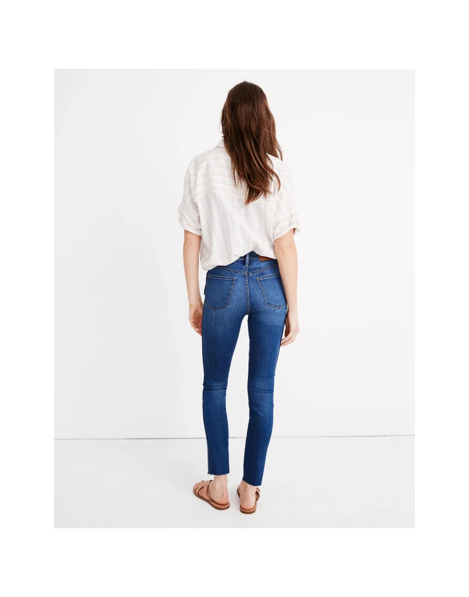 Madewell 10" High-Rise Skinny Crop Denim Jeans - Imagen 7