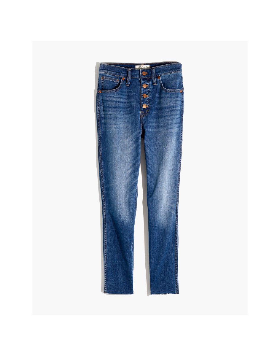 Madewell 10" High-Rise Skinny Crop Denim Jeans - Imagen 5