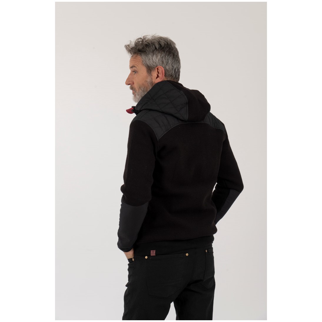 Hoddie Arroench Hombre Negro - Imagen 5