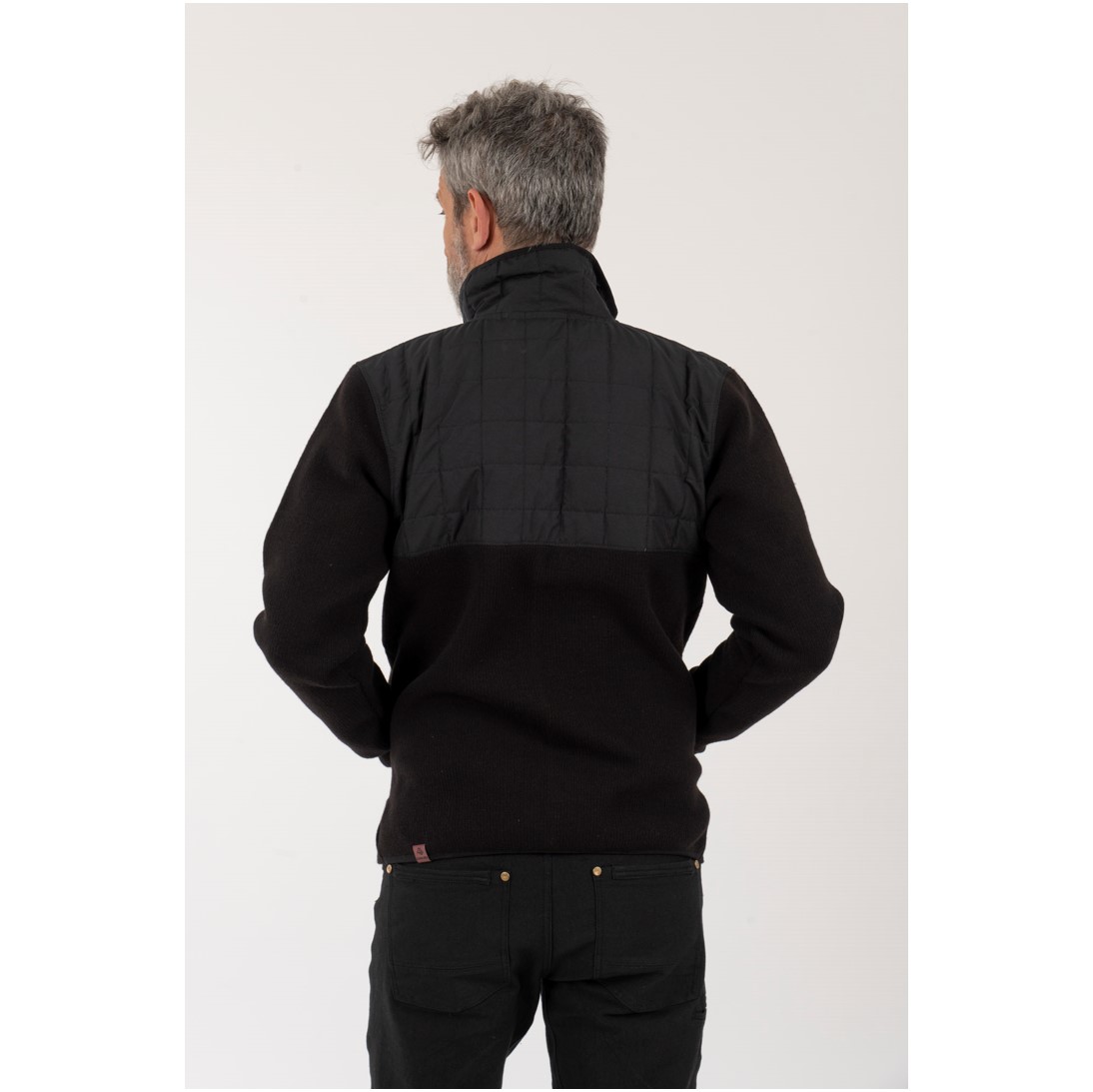 Bomber Hibrido Herrtschiske Hombre Negro - Imagen 6