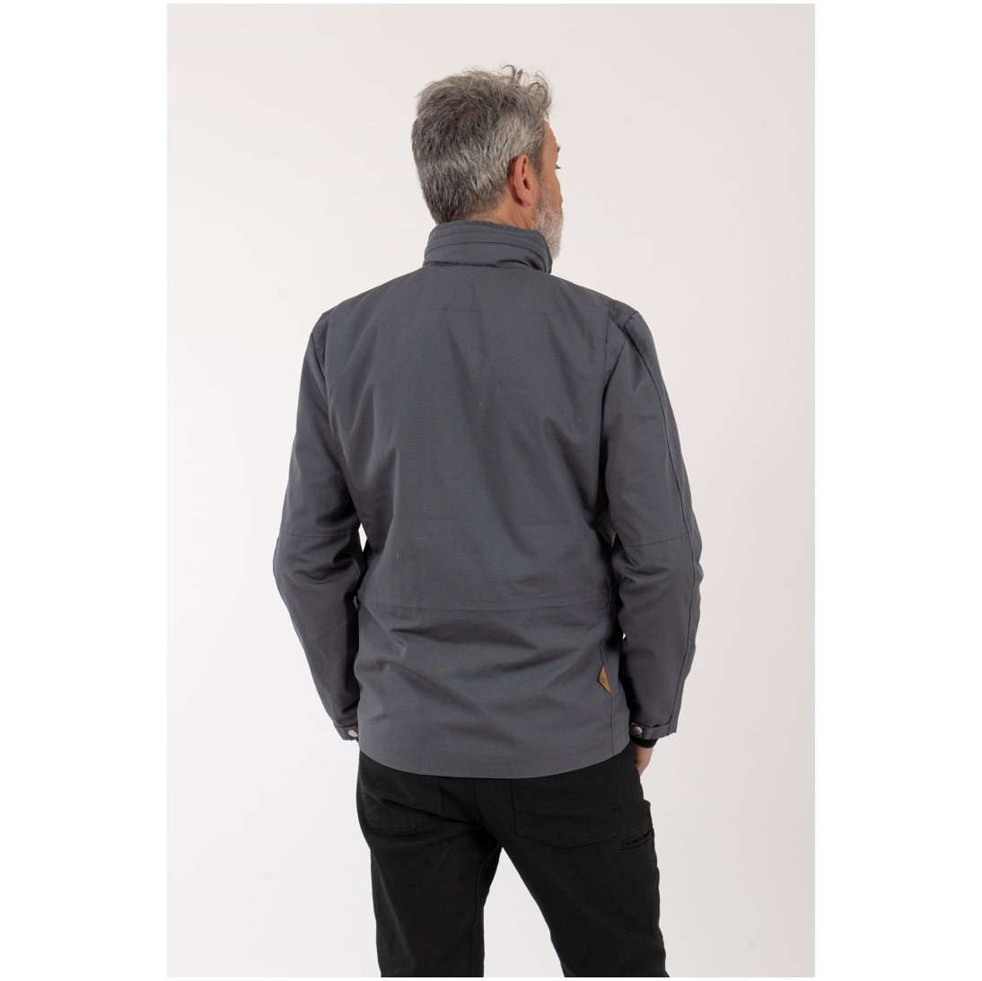 Cortaviento Hombre Canvas Horrer Gris - Imagen 5