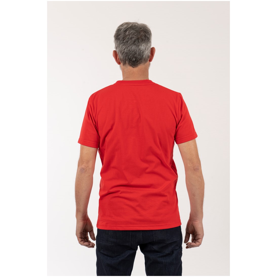 Polera Hombre Logo Circular Roja - Imagen 4