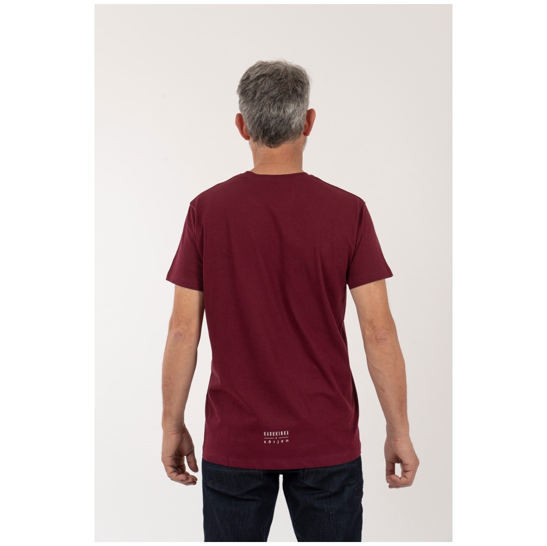 Polera Parque Karukinka Hombre – Burdeo - Imagen 3