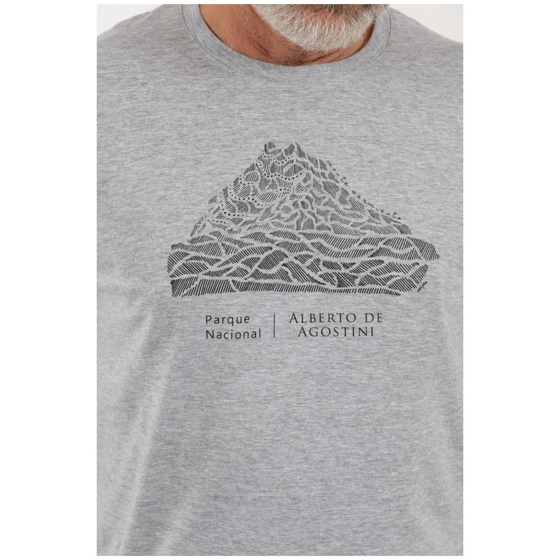 Polera Manga Corta Agostini Hombre – Gris - Imagen 5