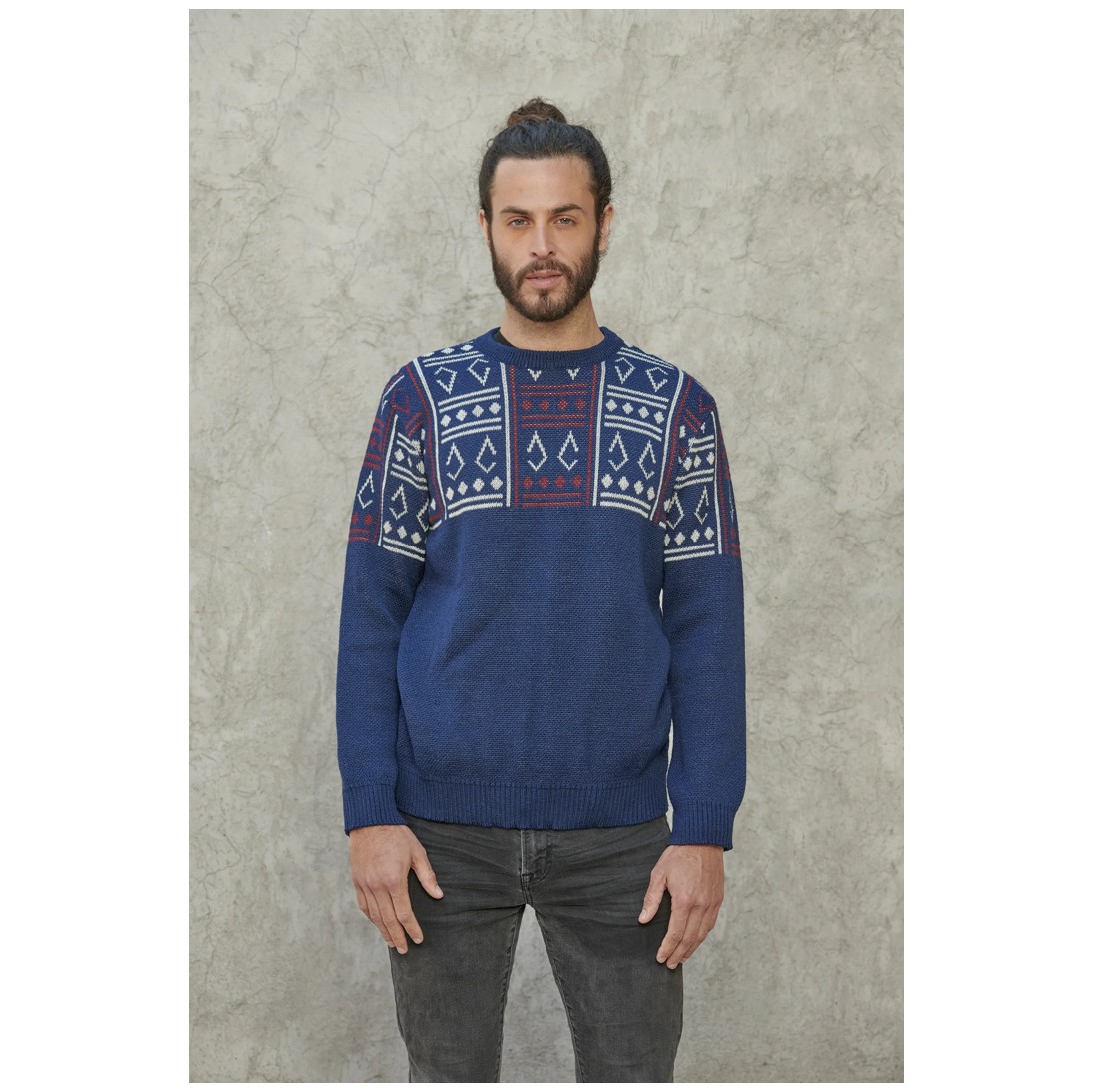 Sweater Sate Hombre Azul - Imagen 2