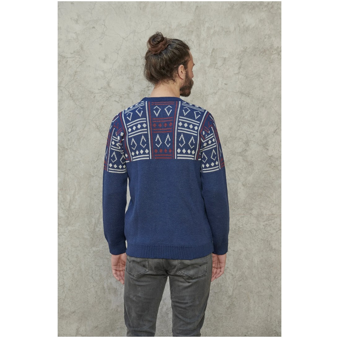 Sweater Sate Hombre Azul - Imagen 3