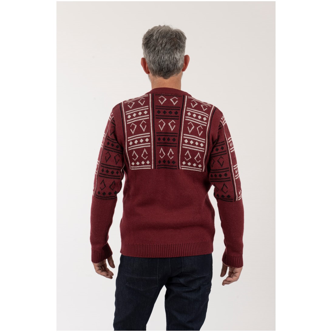 Sweater Sate Hombre Burdeo - Imagen 4