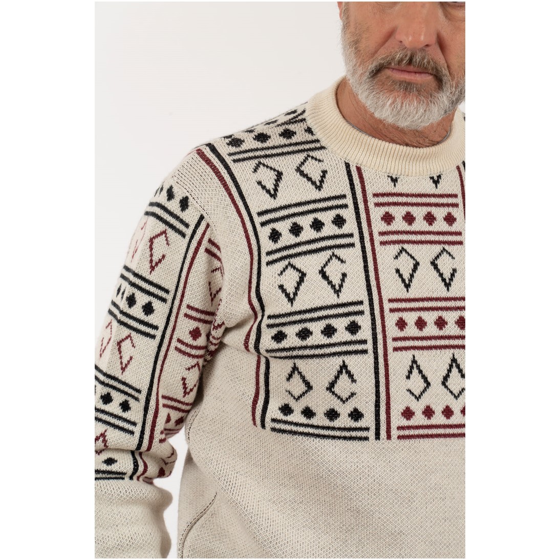 Sweater Sate Hombre Crema - Imagen 5