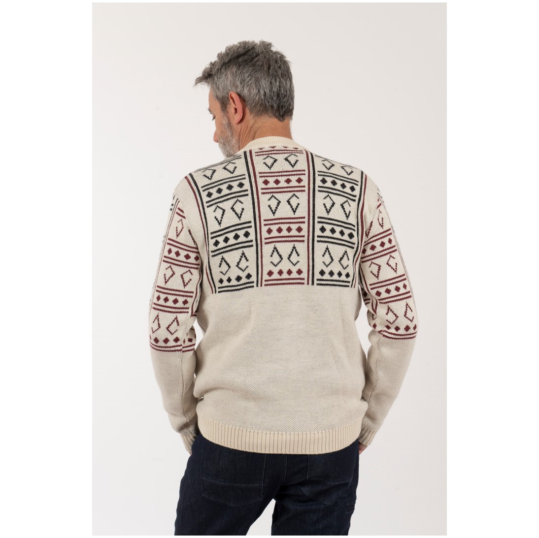 Sweater Sate Hombre Crema - Imagen 4