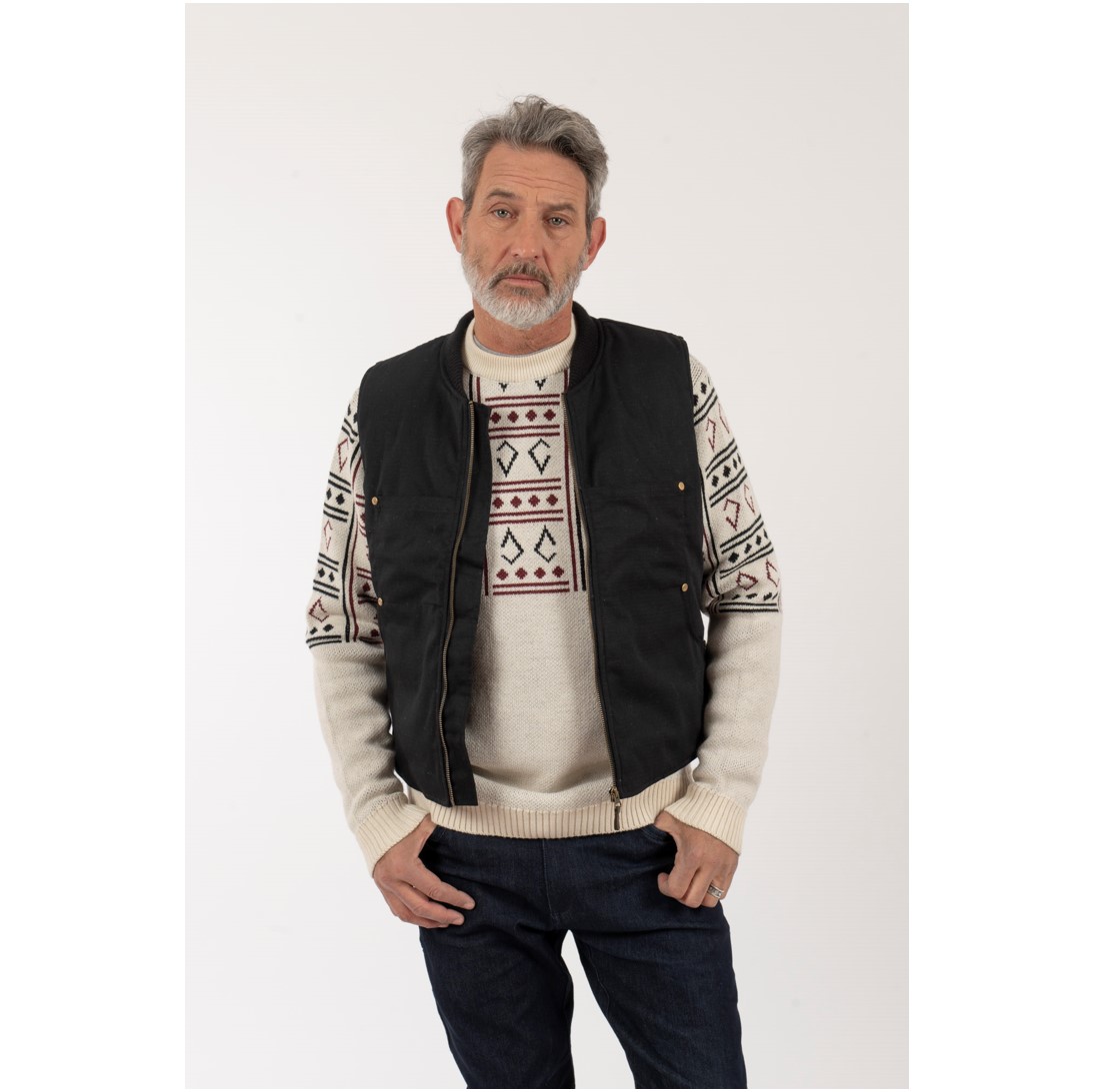 Sweater Sate Hombre Crema - Imagen 6