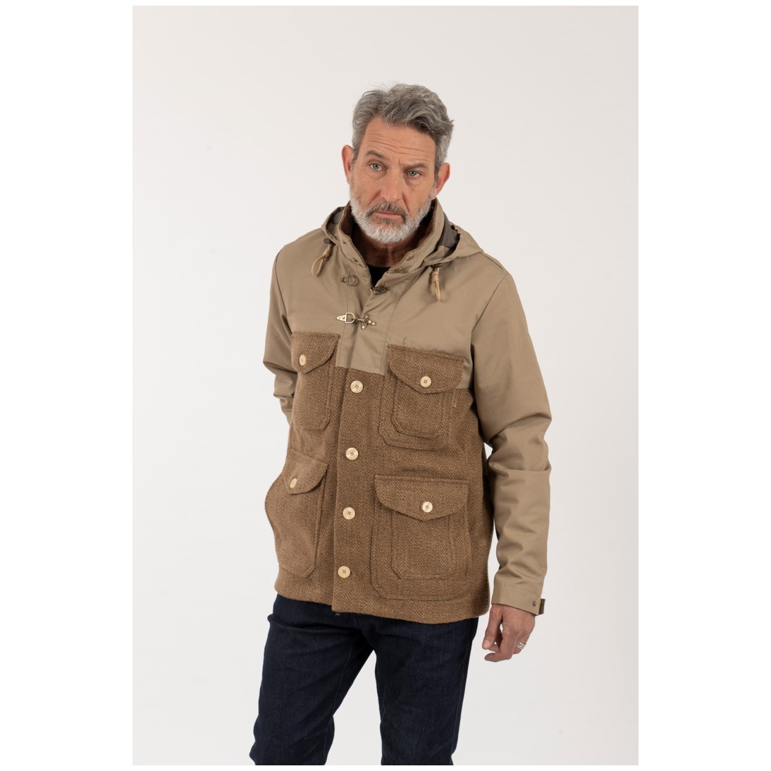 Chaqueta Tschooen Hombre Café - Imagen 3