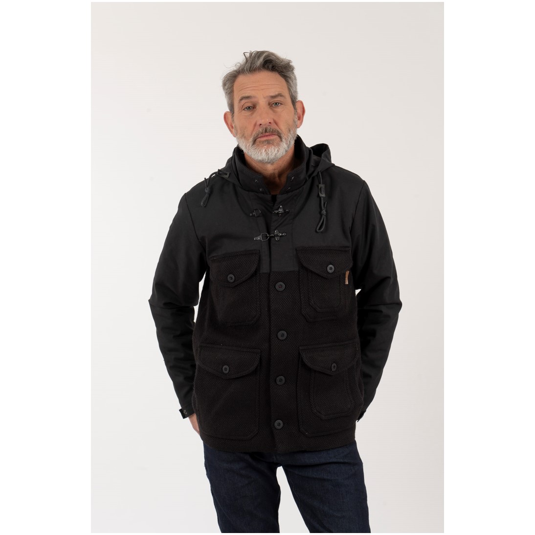 Chaqueta Tschooen Hombre Negro - Imagen 3