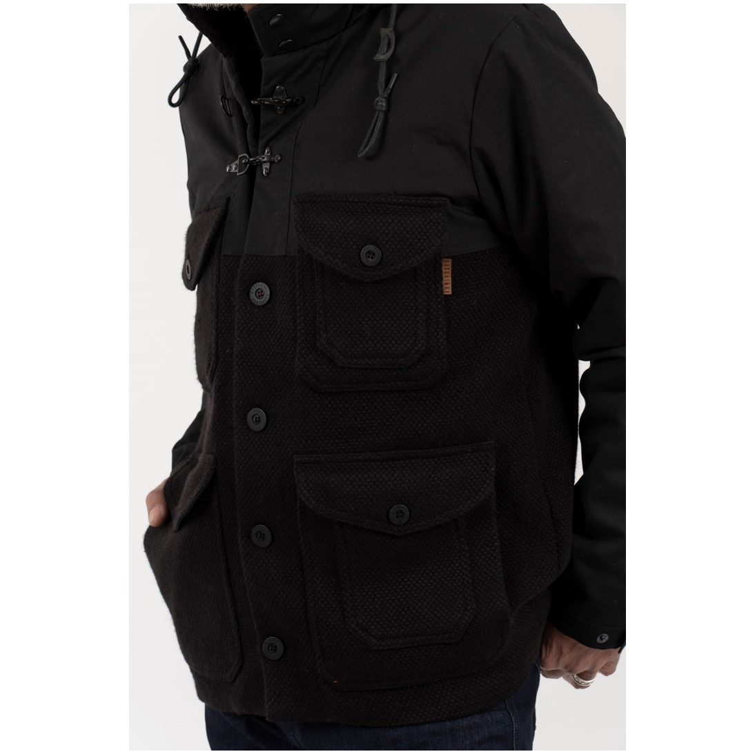 Chaqueta Tschooen Hombre Negro - Imagen 5