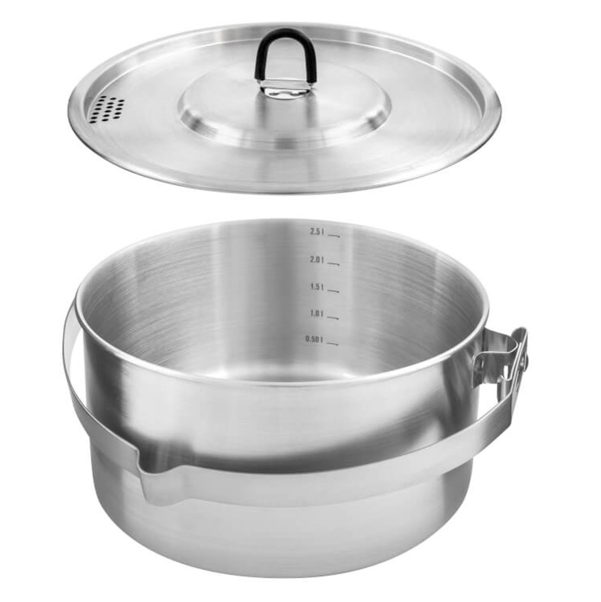 Olla de acero inoxidable 2,5 Litros - Imagen 2