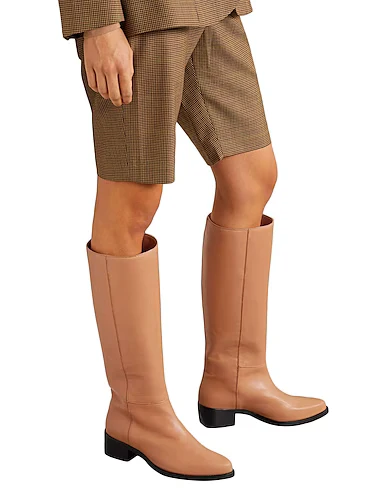 LEGRES Blush Leather Boots - Imagen 3