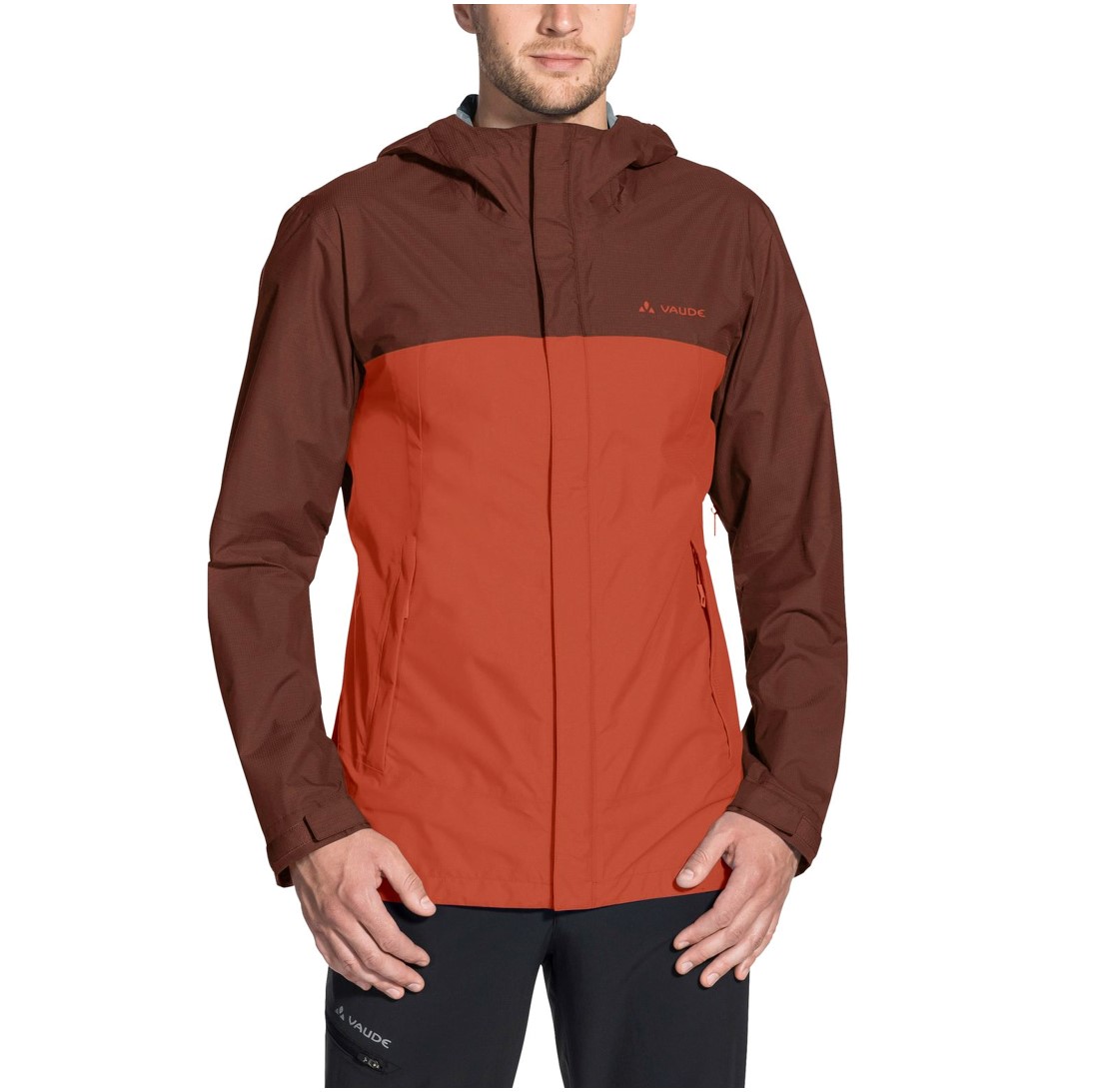 Chaqueta de Lluvia Lierne II Hombre Naranjo - Imagen 4