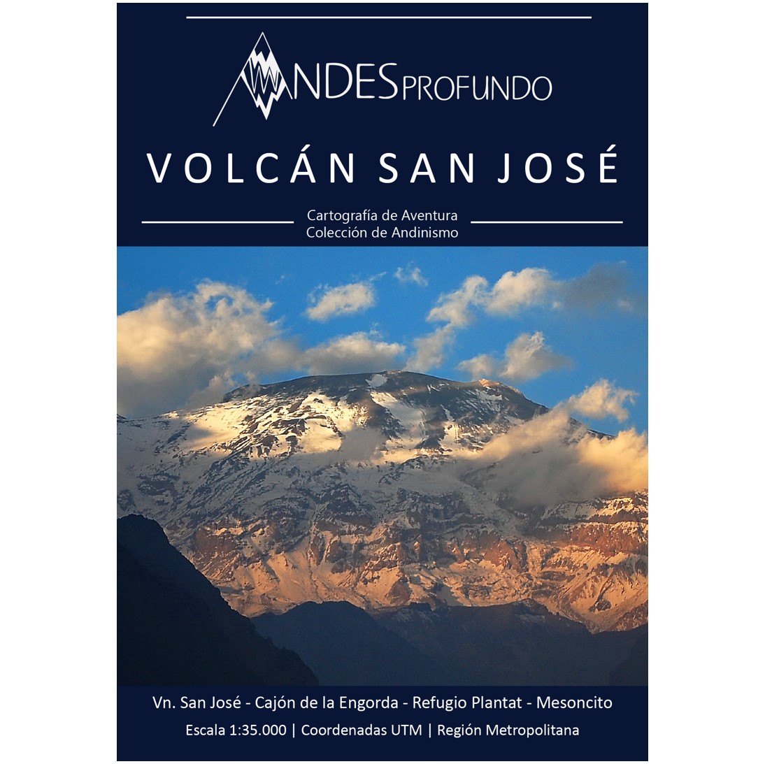 Mapa Volcán San José - Imagen 2