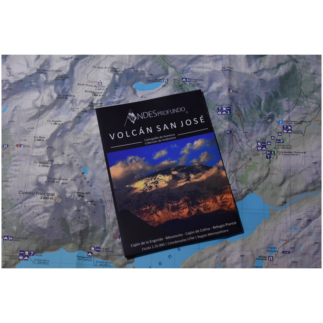 Mapa Volcán San José - Imagen 3