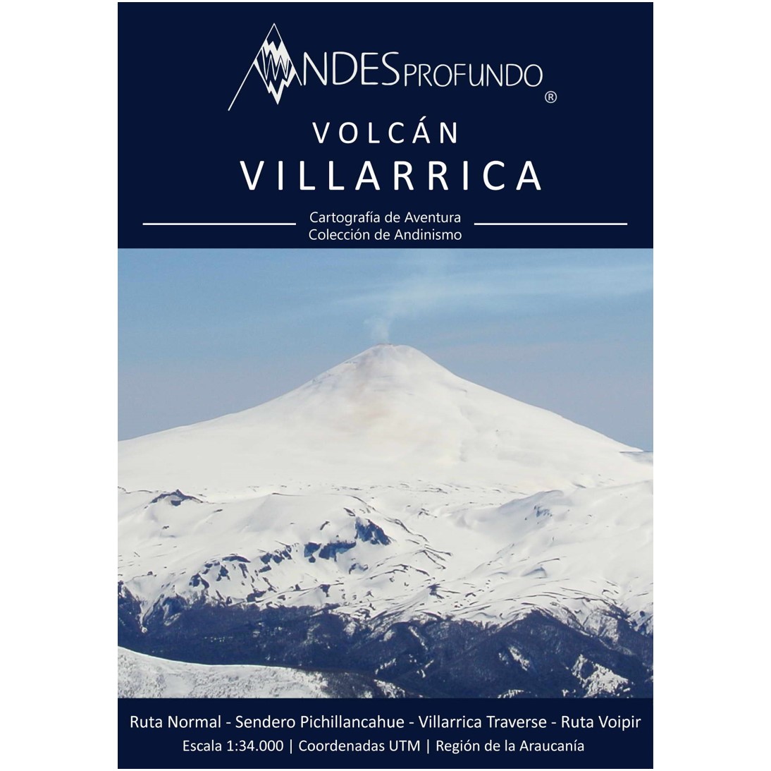 Mapa Volcán Villarrica