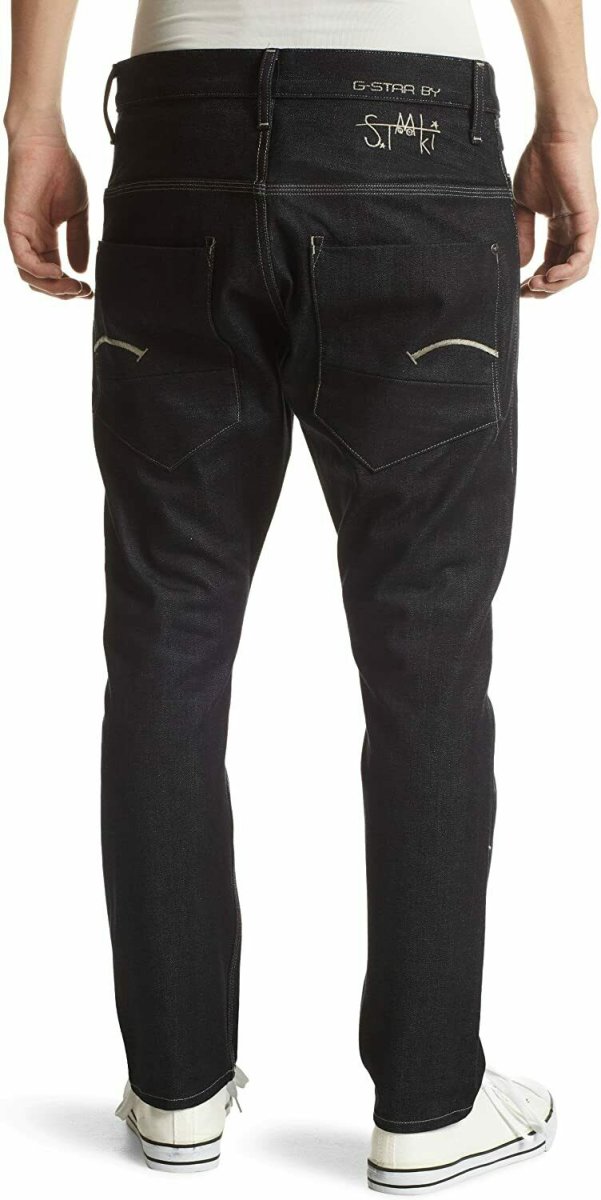 G-Star Raw X Nano Universe Cropped Selvedge Radar Tapered RL Beryl Denim Jeans - Imagen 5
