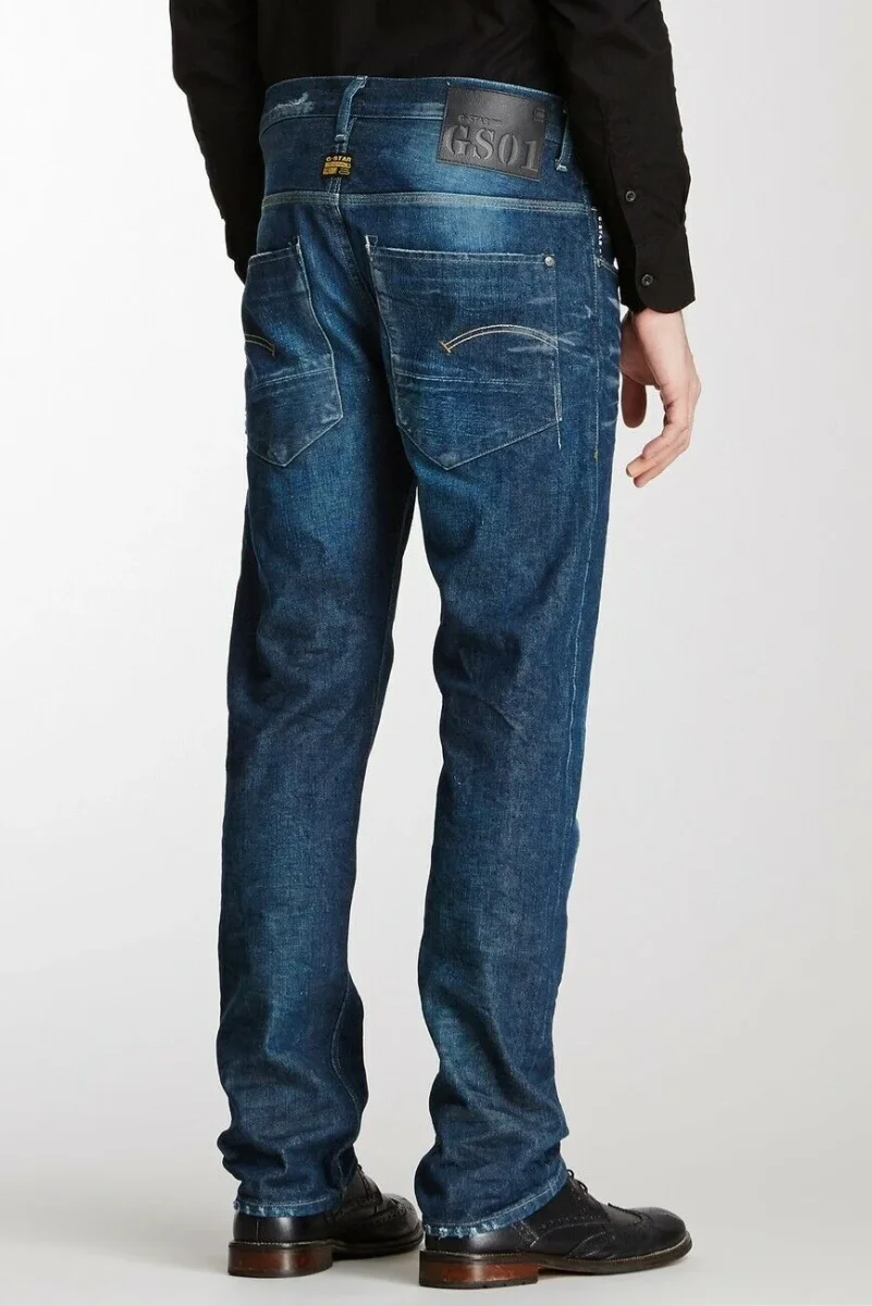 G-Star Selvedge New Radar Tapered Red Listing Hammer Denim Jeans - Imagen 3