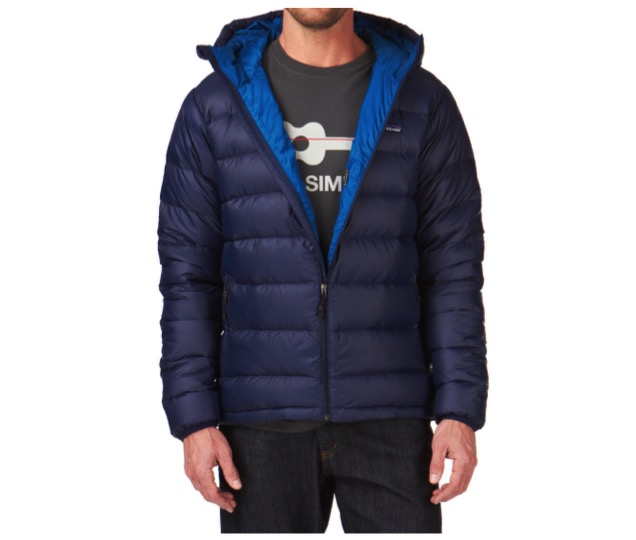 Parka Pluma Down Sweater Hoody Hombre Azul - Imagen 3