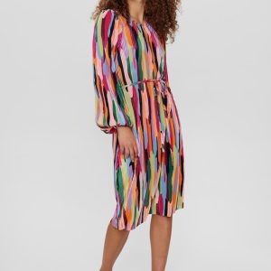 Vestido plisado colores