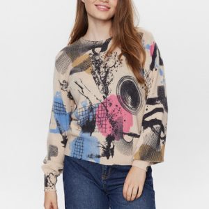 Jersey de punto estampado