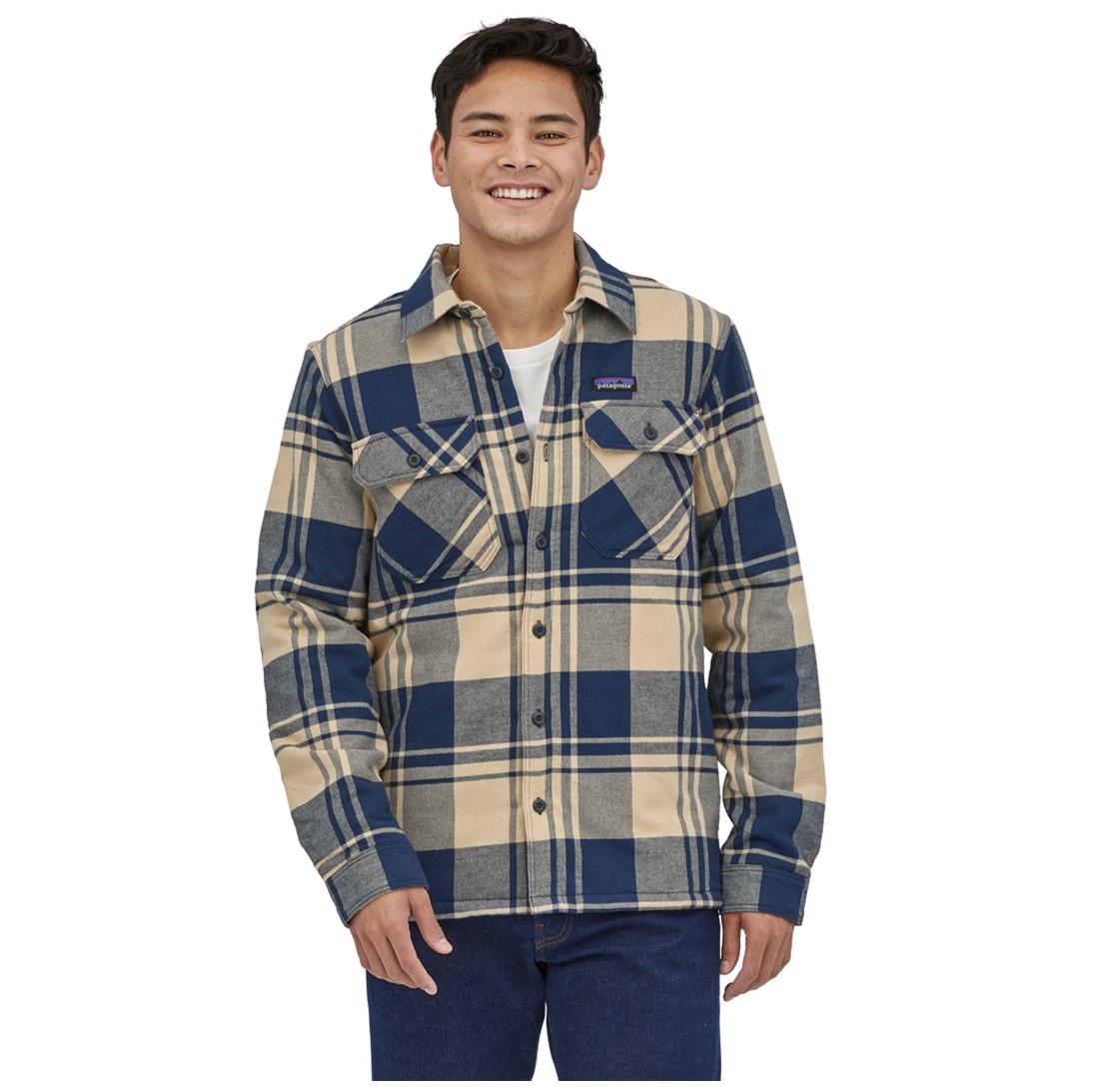 Chaqueta tipo Camisa Hombre Organic Cotton Midweight Fjord Flannel - Imagen 3