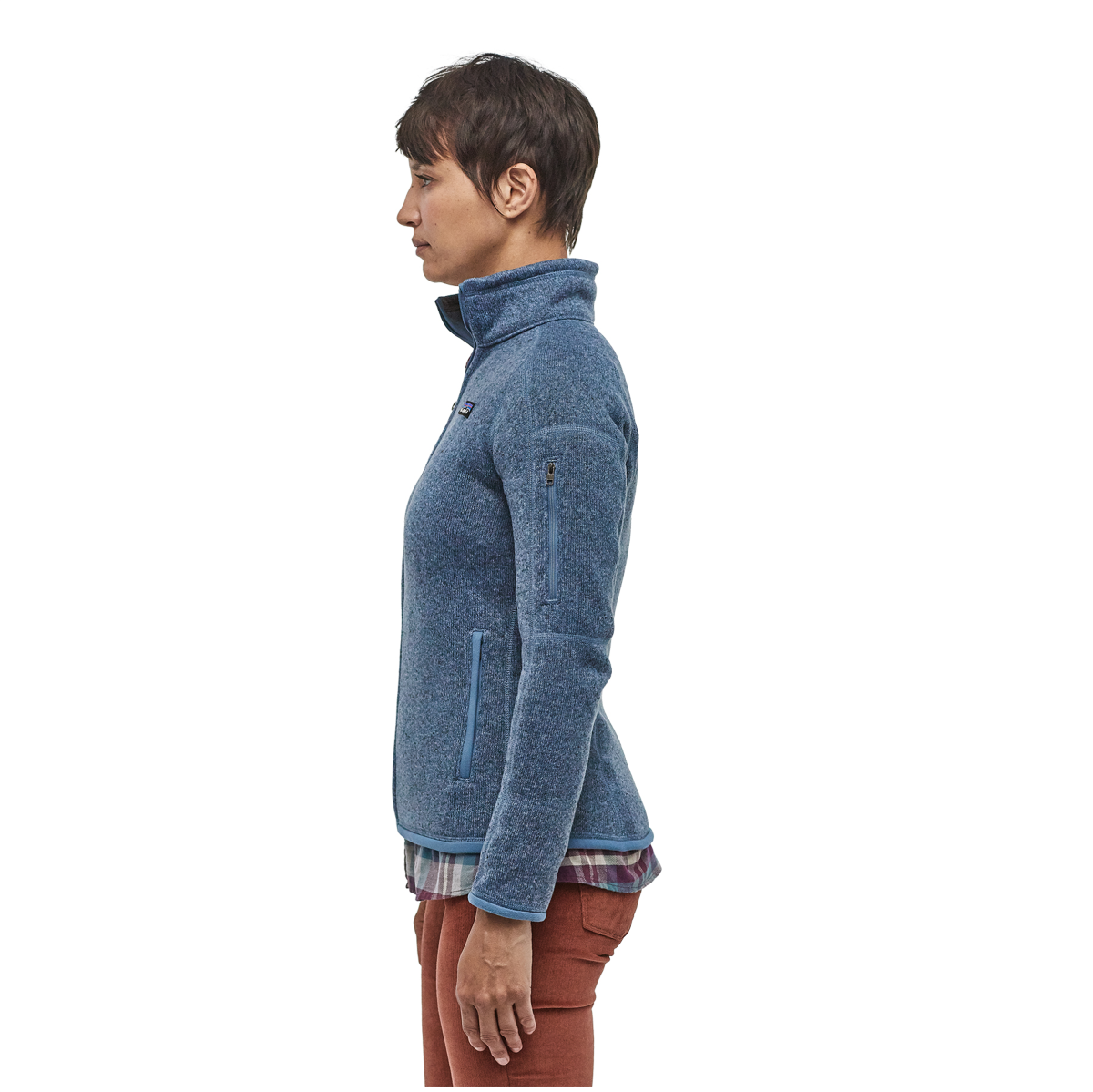 Polar Better Sweater Jacket Mujer Celeste - Imagen 4