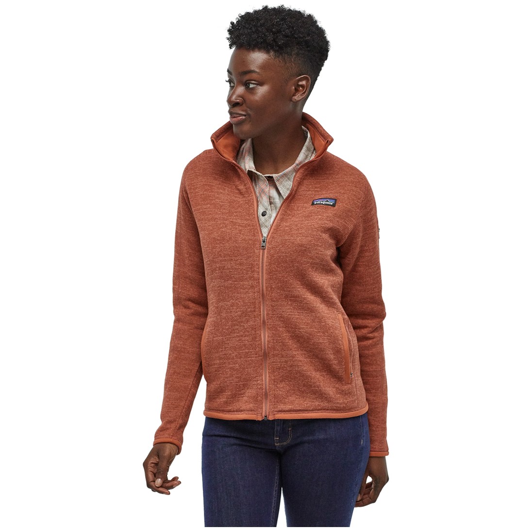 Polar Better Sweater Jacket Mujer Rosado - Imagen 4