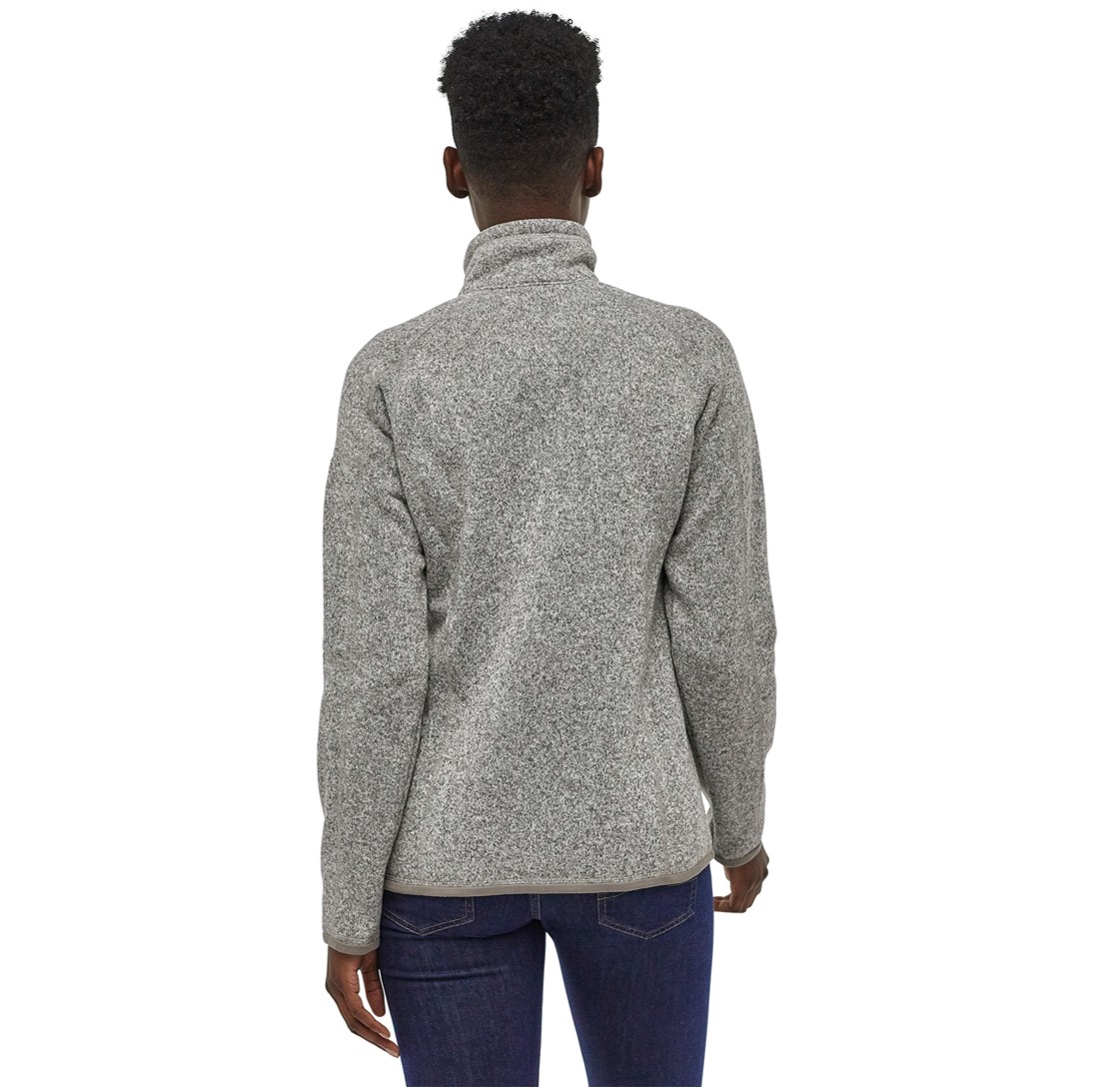Polar Better Sweater 1/4 Zip Mujer Gris - Imagen 4