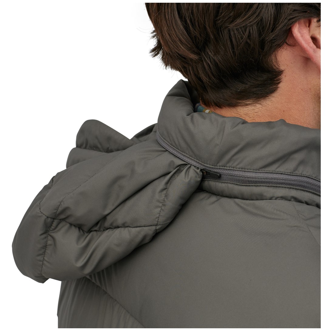 Parka Pluma Silent Down Jacket Hombre Gris - Imagen 4