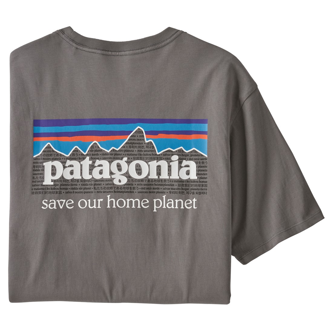 Polera P-6 T-Shirt Organic Hombre – Gris - Imagen 2