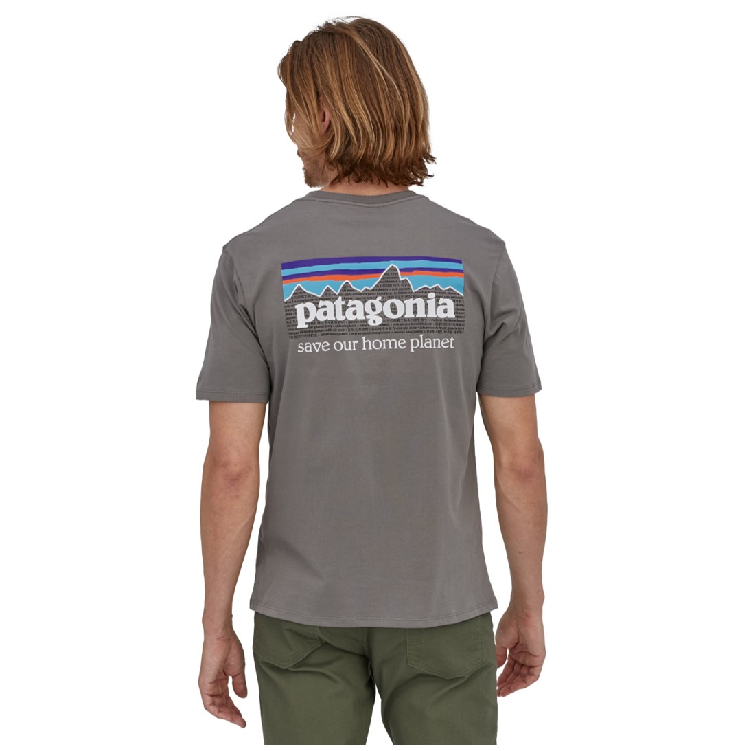 Polera P-6 T-Shirt Organic Hombre – Gris - Imagen 4