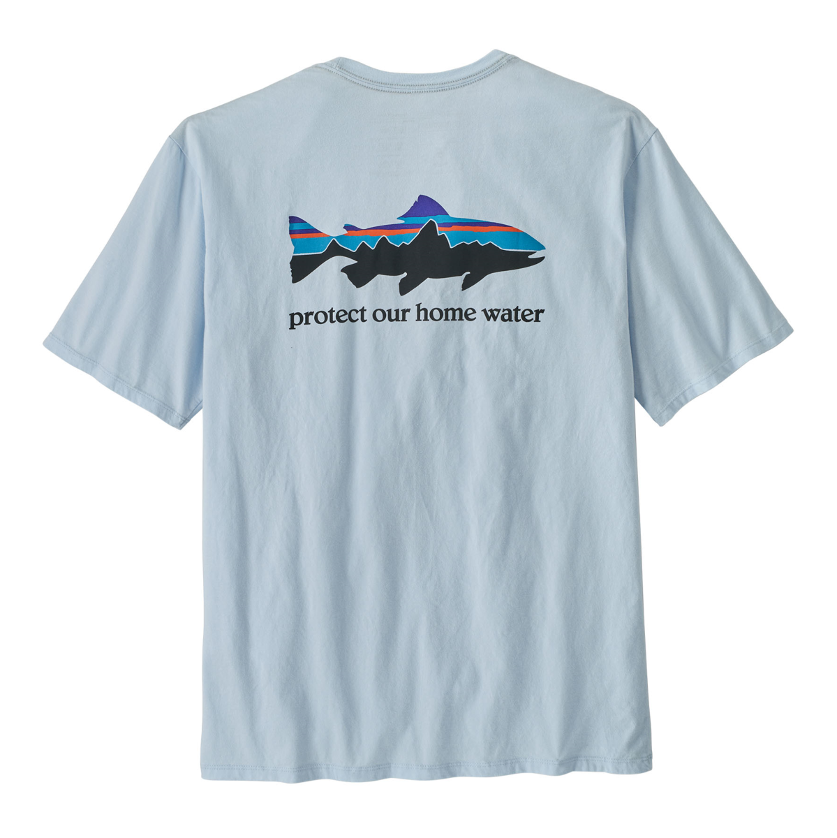 Polera Hombre Home Water Trout Organic