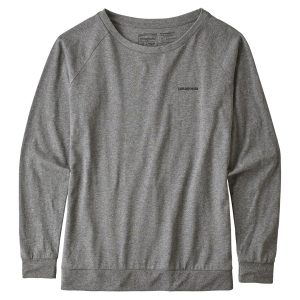 Polera Manga Larga Pastel P-6 Logo Responsibili-Tee Mujer Gris