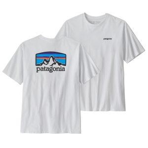 Polera Hombre Fitz Roy Horizons Responsibili-Tee Blanca