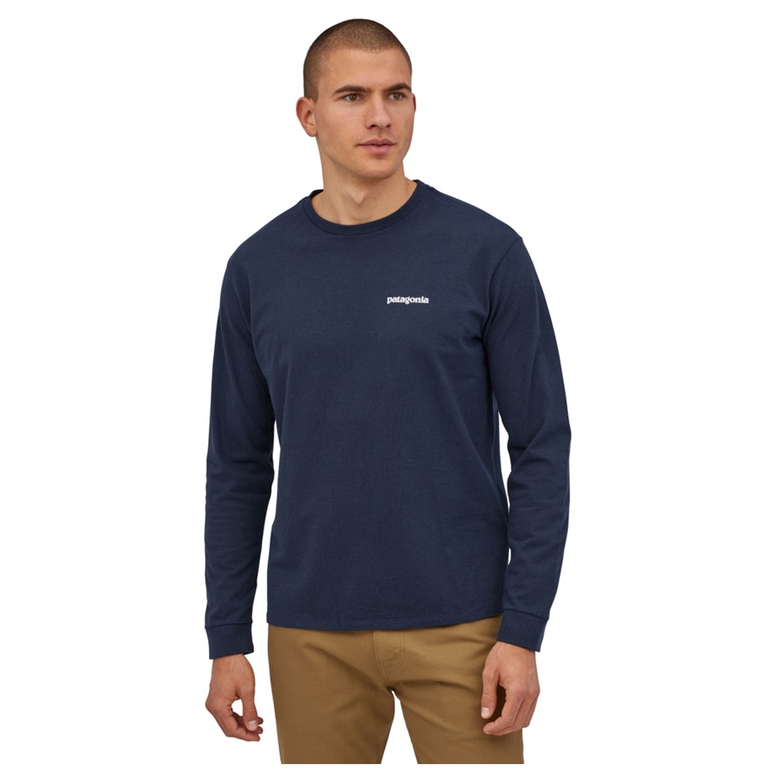 Polera Manga Larga Fitz Roy Trout Responsibili-Tee Hombre Azul - Imagen 3