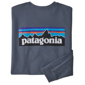 Polera Manga Larga P/6 Logo Responsibili-tee Hombre Azul