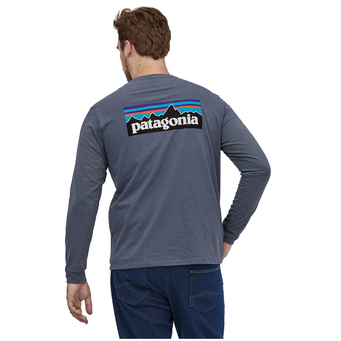 Polera Manga Larga P/6 Logo Responsibili-tee Hombre Azul - Imagen 4