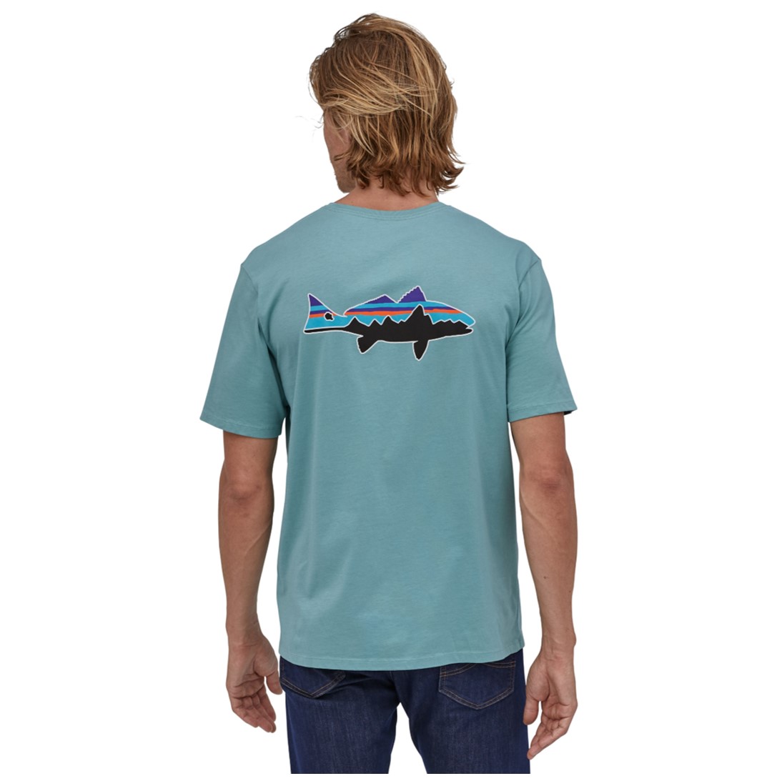 Polera Fitz Roy Fish Organic Hombre - Imagen 4