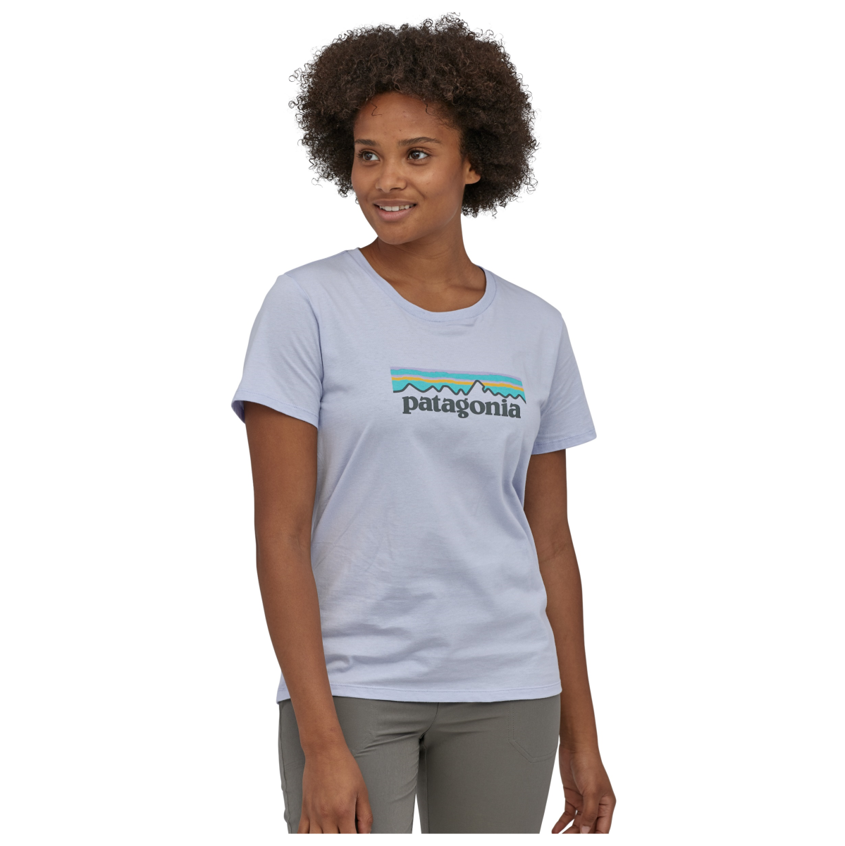 Polera Mujer Pastel P-6 Logo Organic Crew T-Shirt - Imagen 3